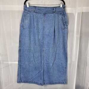 VIntage 90s White Stag plus size 18 denim maxi skirt western cottagecore boho